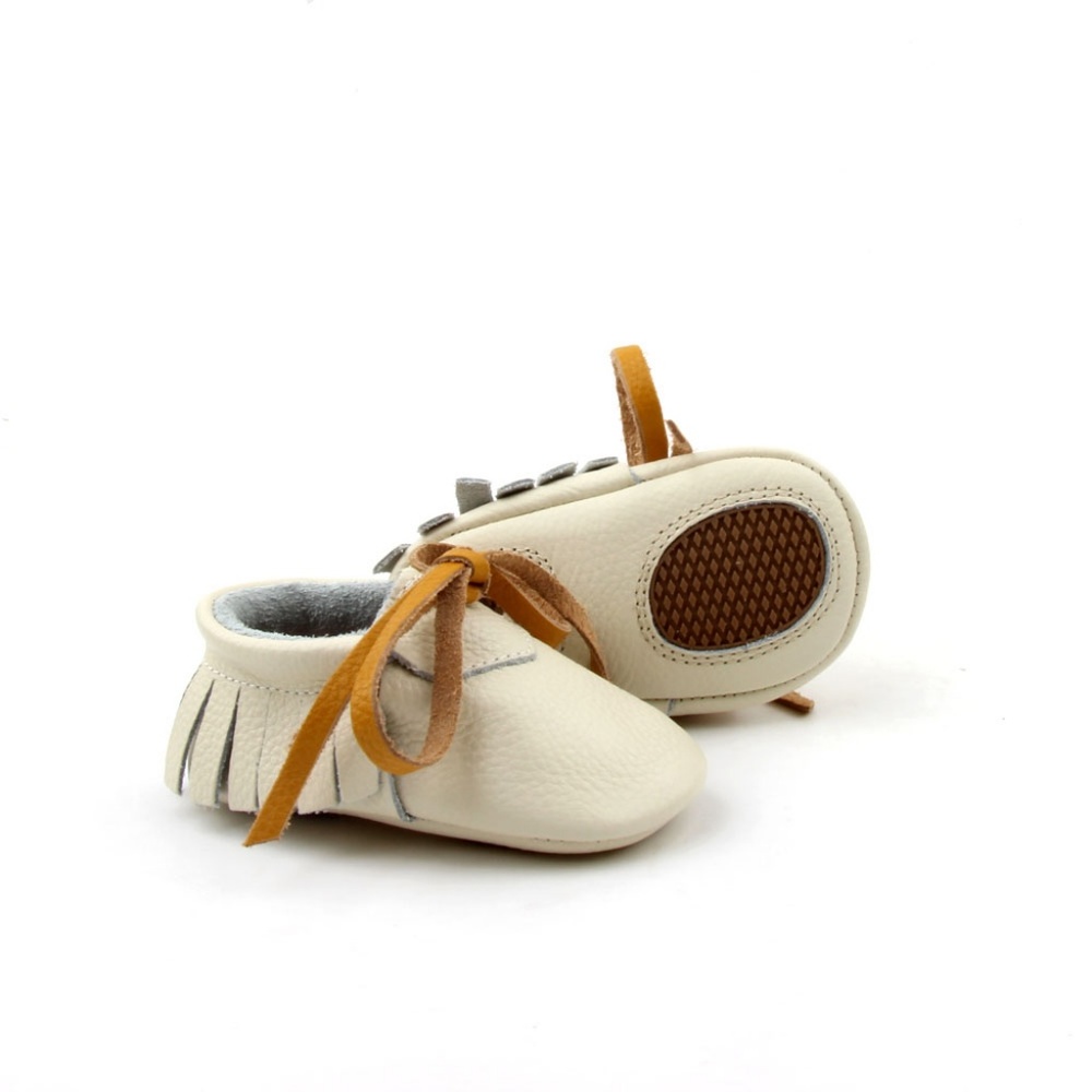 White Baby Moccasins toddler shoes boys & girls